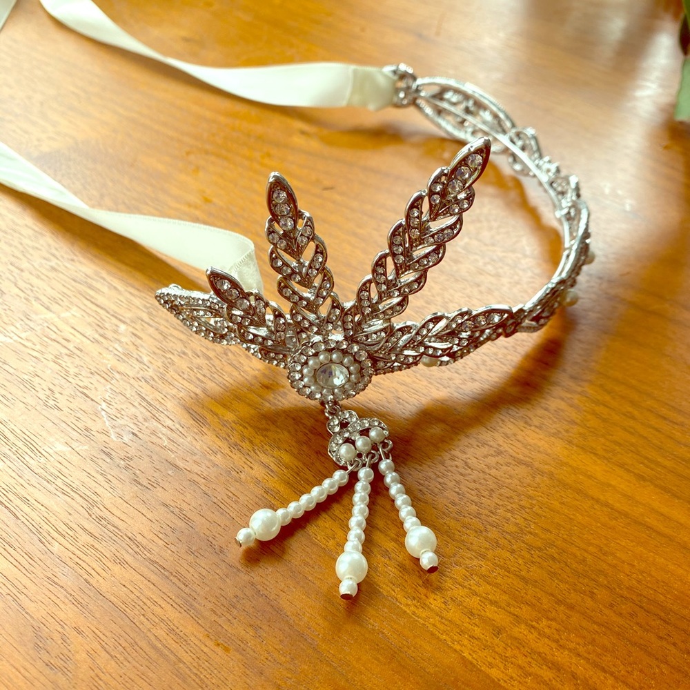Great gatsby headband. Deco headband